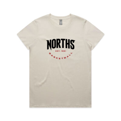 Norths Core Arc Tee - Black and Red | Women's Staple Thumbnail