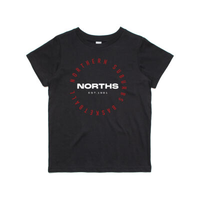 Norths Circle Tee - Dark | Youth Staple Thumbnail